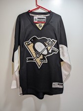 Vtg PITTSBURGH PENGUINS ICE HOCKEY JERSEY NHL REEBOK sz L MEN MARK LETESTU