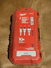 Milwaukee 49-22-8610 4Pc Carbide Hole Cutter Set NEW sealed Free Shipping