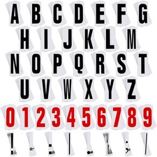 400 Pcs Flexible Marquee Sign Letters  Numbers for Outdoor Black Board