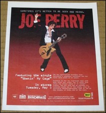 2005 Joe Perry Print Ad Solo Album Advertisement Clipping 4.75"x5.75" Aerosmith