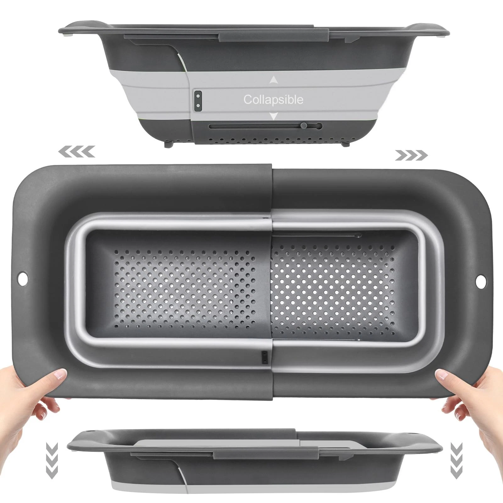 Collapsible Colander Strainer, Expandable Over the Sink Colander for Kitchen,...
Opens in a new wind