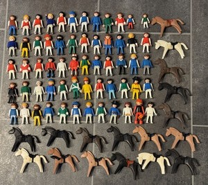 lot 20 figurines playmobil vintage 1974. geobra