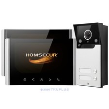 HOMSECUR Video Doorbell Intercom System with FD Camera for 2-Flat Communal Entry