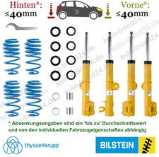 B14 Fahrwerk 20-40mm Tieferlegung u.a.: Jeep Renegade SUV B1 BU BV Bj. 2014-2025