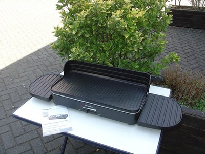 Silvercrest Elektrogrill Tischgrill Windschutz Model 2200 A1. 2200W Mit Handbuch