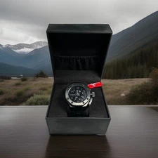 Men's Swiss Legend Trimix Diver Chronograph Lume Hands Watch New, See Video