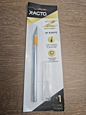 X-ACTO Z Series With Safety Cap 1 Knife Gold/Silver Zirconium Nitride Blade