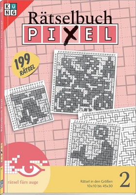Pixel Rätselbuch 2 Rätsel fürs Auge Conceptis Puzzles Taschenbuch 128 S. Deutsch