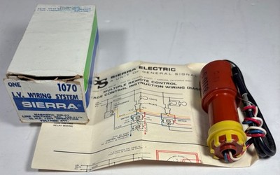Sierra 1070 Magnetic Relay Line Voltage 120-277 Volt Operating Voltage 24V