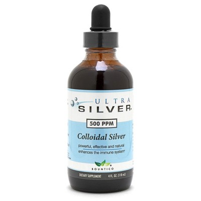 Ultra Silver  Colloidal Silver | 500 PPM 4 Oz 118mL | Mineral Liquid Suppleme...