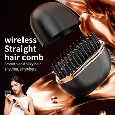 Mini Hair Straightening Comb Wireless Charging Portable Multifunctional Hair Car