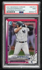 2021 Bowman Chrome Prospects Fuchsia Refractor Jasson Dominguez PSA 9 MINT 8a7