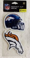Denver Broncos Set of 2 Decal NFL Car Emblem Stickers