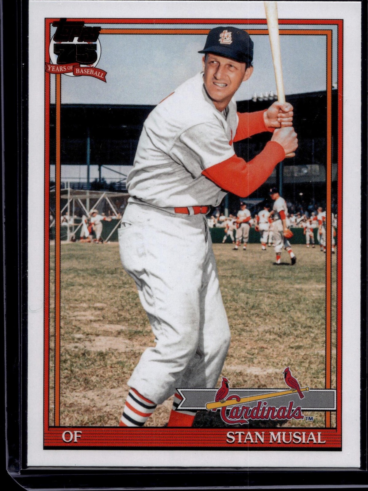 2011 Topps #408 Stan Musial 60 Years of Topps: The Lost Cards Original Back