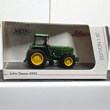 Schuco John Deere 4955 Tractor 1:87 HO Diecast Metal/Plastic. Very Detailed