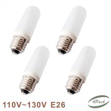 4 pack Halogen JDD Bulb 110V-130V 150W E26 Photo Studio Modeling Light for Flash