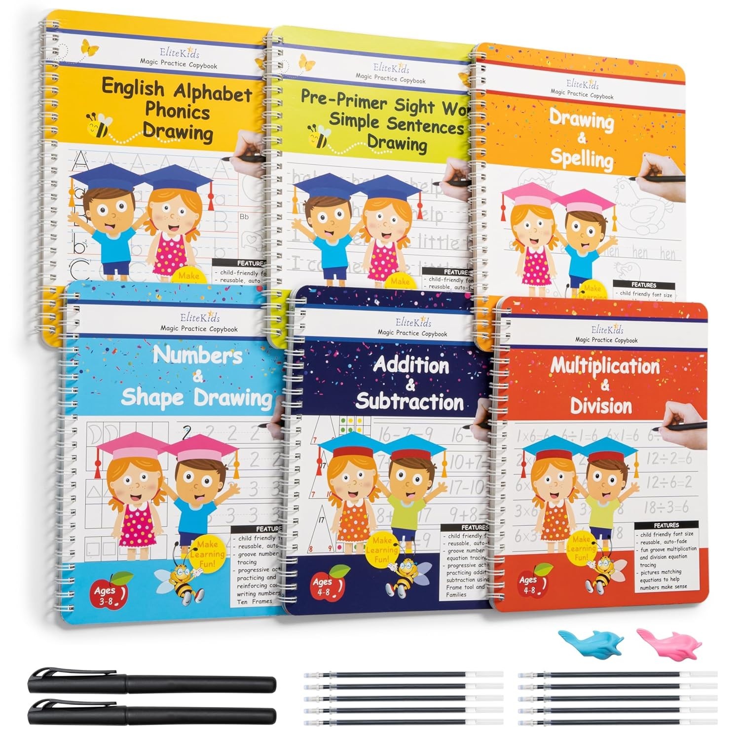 Magic Grooved Writing Practice for Kids, Preschool Learning Activities Tracin...