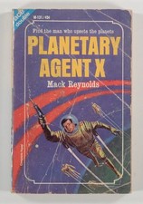 1965 Ace Double #M-131 REYNOLDS "Planetary Agent X" BULMER "Behold the Stars" pb