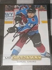 Samuel Girard Signed Hockey Card Colorado Avalanche 