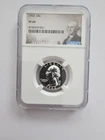 SILVER 1963 P F69 WASHINGTON QUARTER GRADED NGC 25C P MINT 90% AG COIN