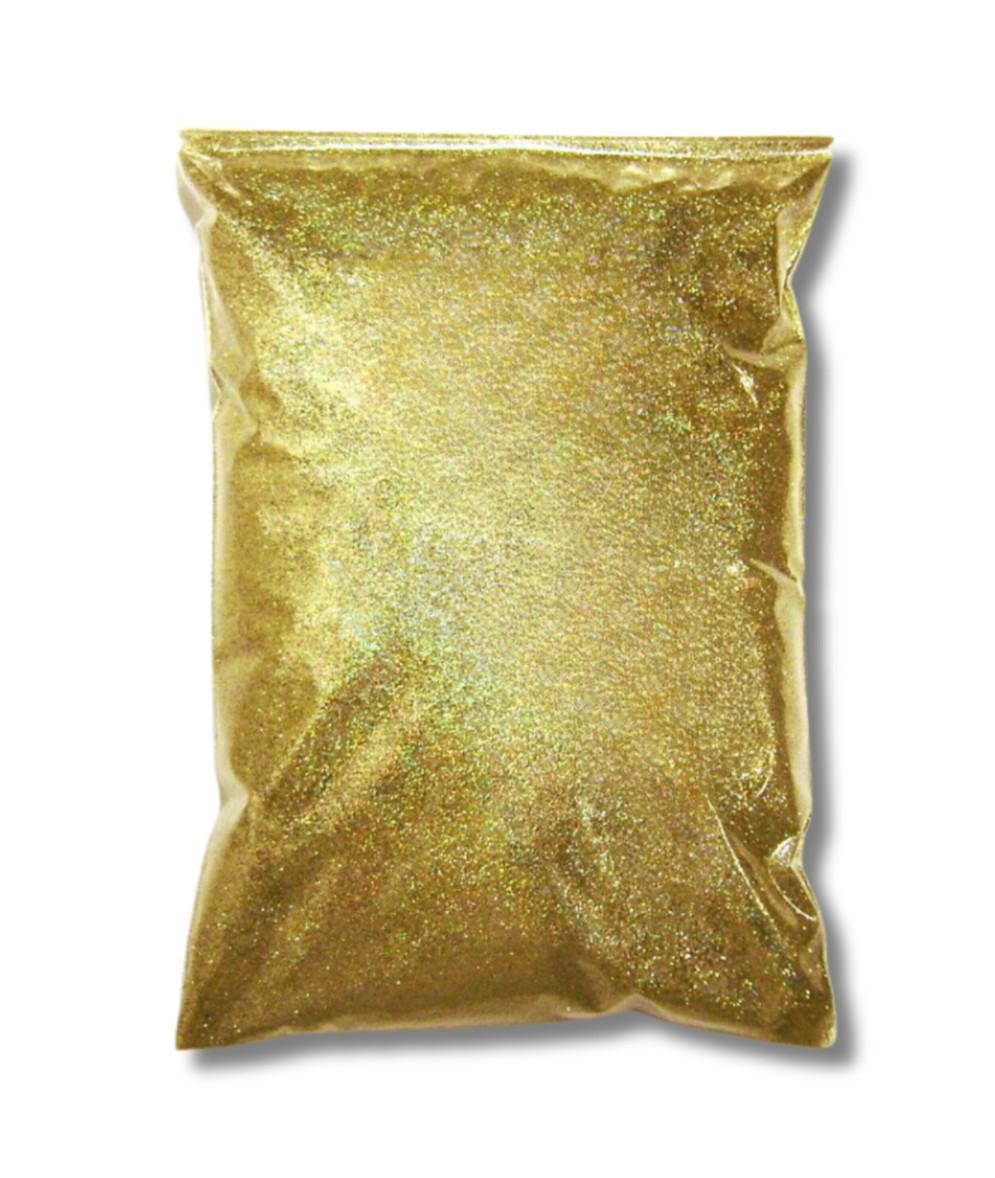 1 lb (454g) Gold Jewels Holographic Metal Flake - .008" Fine Premium Additive