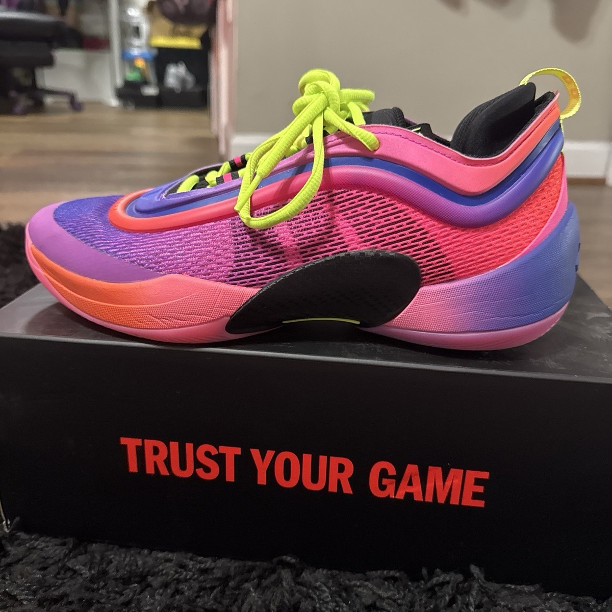 adidas D.O.N. Issue 6 Pink Purple Neon Black Orange IH8993 2024 | eBay