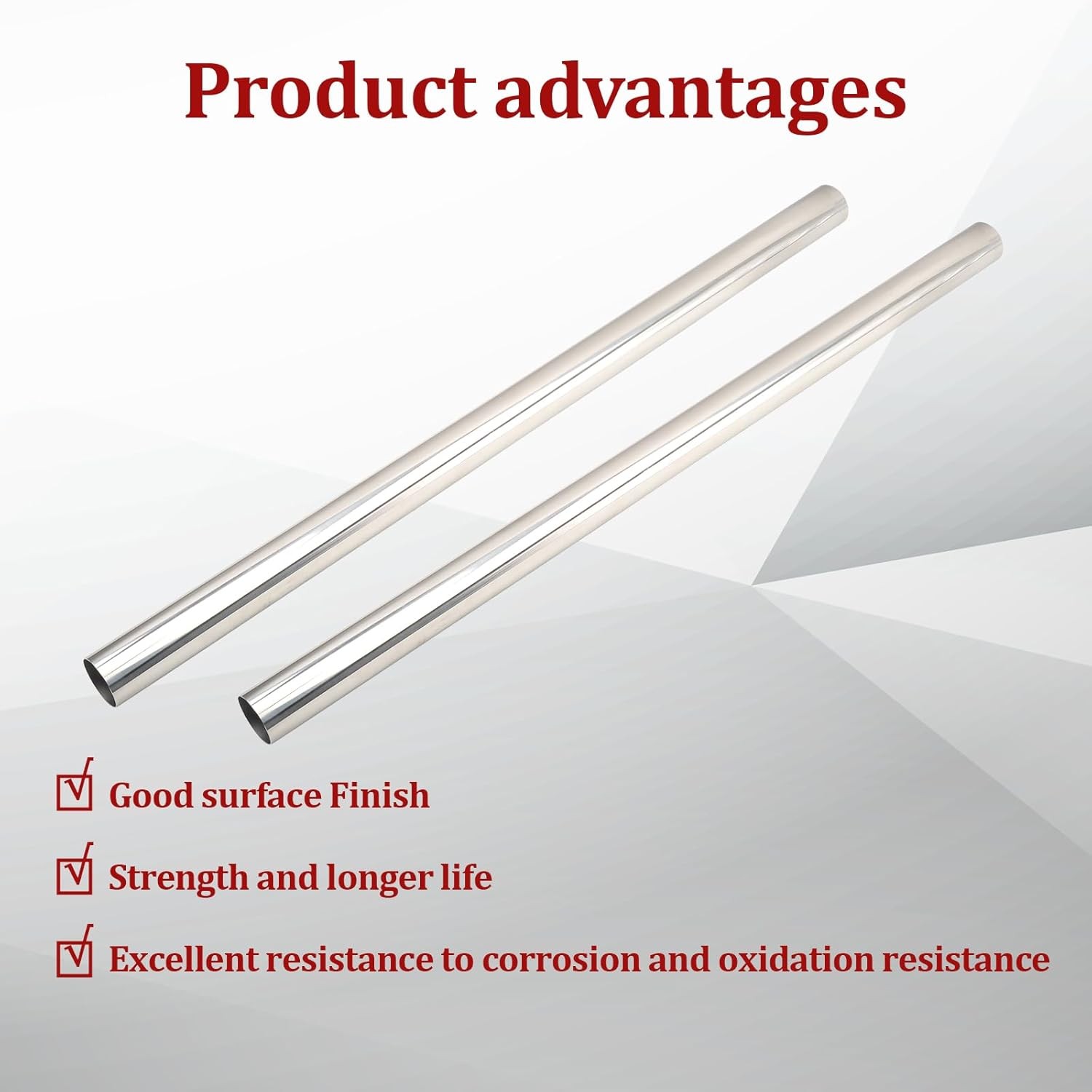 3.5" 89MM T304 Stainless Steel Straight DIY Custom Mandrel Exhaust Pipe Tube