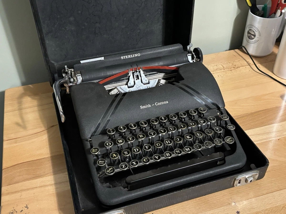 Smith Corona Steel Collectible Typewriters with Vintage for sale