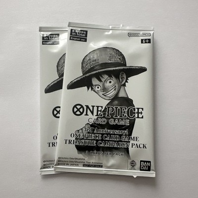 ×2 Pack Promotion Pack One Piece Card Game 3rd Anniversary Treasure Campaign