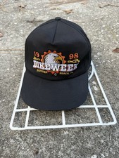 Vintage 90s Daytona Bike Week 1998 Embroidered Trucker Baseball Hat Snapback