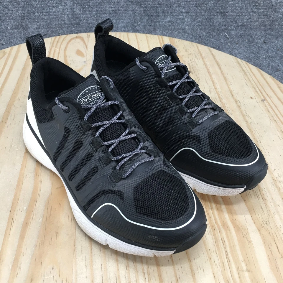 Dr. Comfort Shoes Womens 8.5 Wide Grace Walking Sneakers Black Mesh Lace Up Low - Image 3 of 4