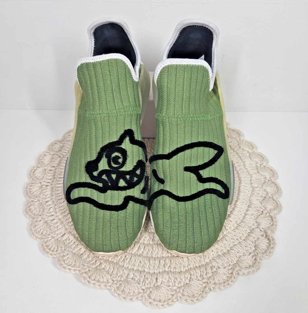 adidas gazelle silver green womens Adidas NMD Hu Pharrell x Billionaire Boys Club Running Dog Green