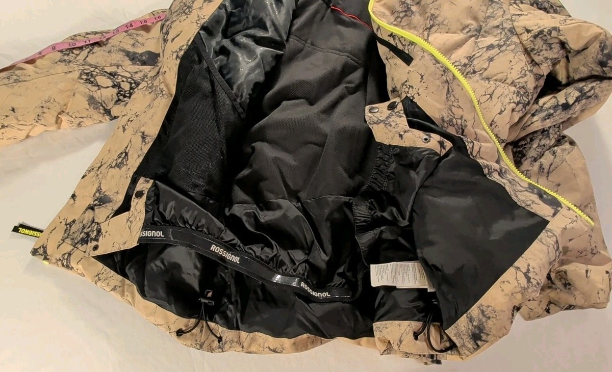 Rossignol Rapide RF Ski Jacket Ride Free Black /Yellow/Beige Men's