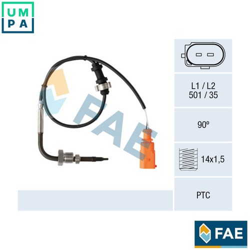 SENSOR EXHAUST GAS TEMPERATURE 68024 FOR SKODA ROOMSTER/Praktik FABIA/II/Combi - Picture 1 of 9