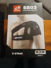 EVS Sports SB03 Shoulder Brace ( Size Medium) SB03BK-M Open Box