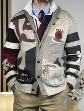 Strickjacke Patchwork P.R.L.F.C. Polo Ralph L...
