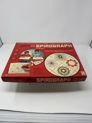 Vtg Spirograph Kenner 401 Drawing Set 1967 Complete Parts 1st Edition Game Toy