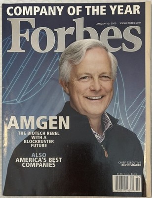 Forbes Magazine January 10 2005 Amgen Kevin Sharer Company of the Year