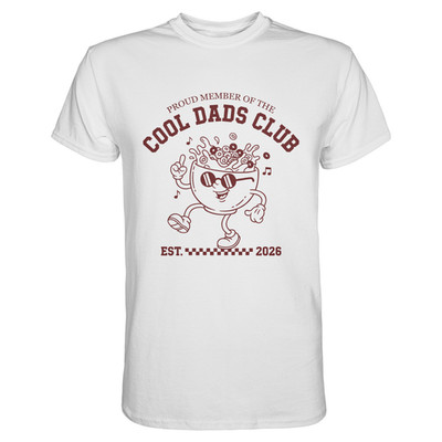 Cool Dads Club T-Shirt Lustig Vatertag Retro Vintage Fun Spruch Geschenk Vater