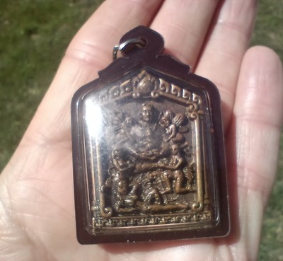 Buddha Amulet Pendant Bangkok Thailand CH7416