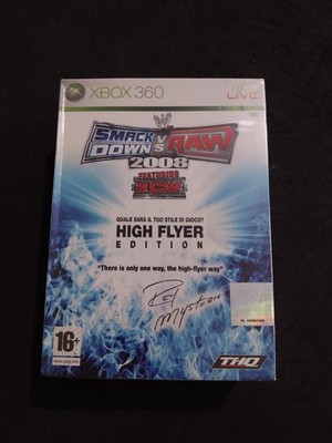 WWE SMACKDOWN VS RAW 2008 HIGH FLYER EDITION MICROSOFT XBOX 360 PAL ITA NEW!!
