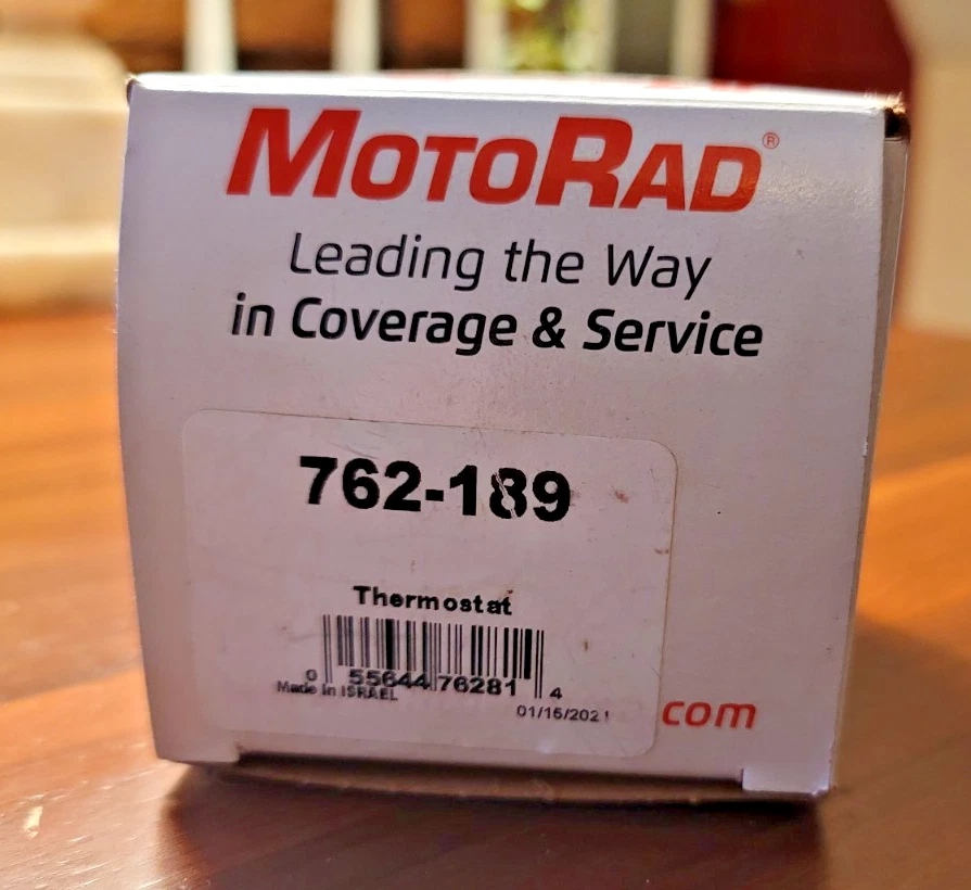 NUEVO Termostato de refrigerante de motor estándar Motorad 762-189 Mitsubishi Subaru Toyota Foto 3 de 3
