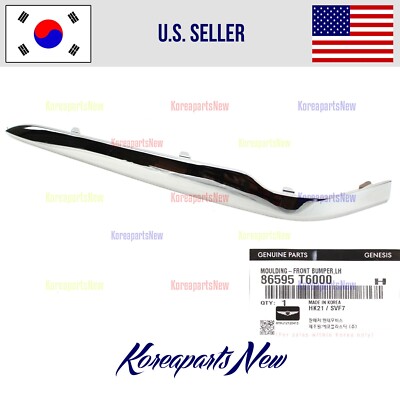 Front Bumper Molding Left DRIVER 86595T6000 ⭐OEM⭐ Genesis