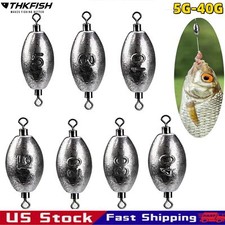 THKFISH Fishing Sinker Quick Release Tear Drop Shot Weights with Scale Outdoor