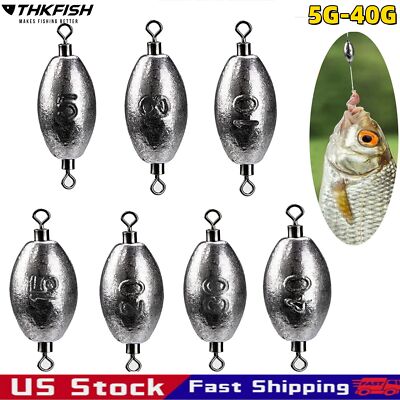 THKFISH Fishing Sinker Quick Release Tear Drop Shot Weights with Scale Outdoor