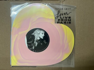 💗 Taylor Swift Lover Live From Paris Heart Shaped Vinyl - 2025