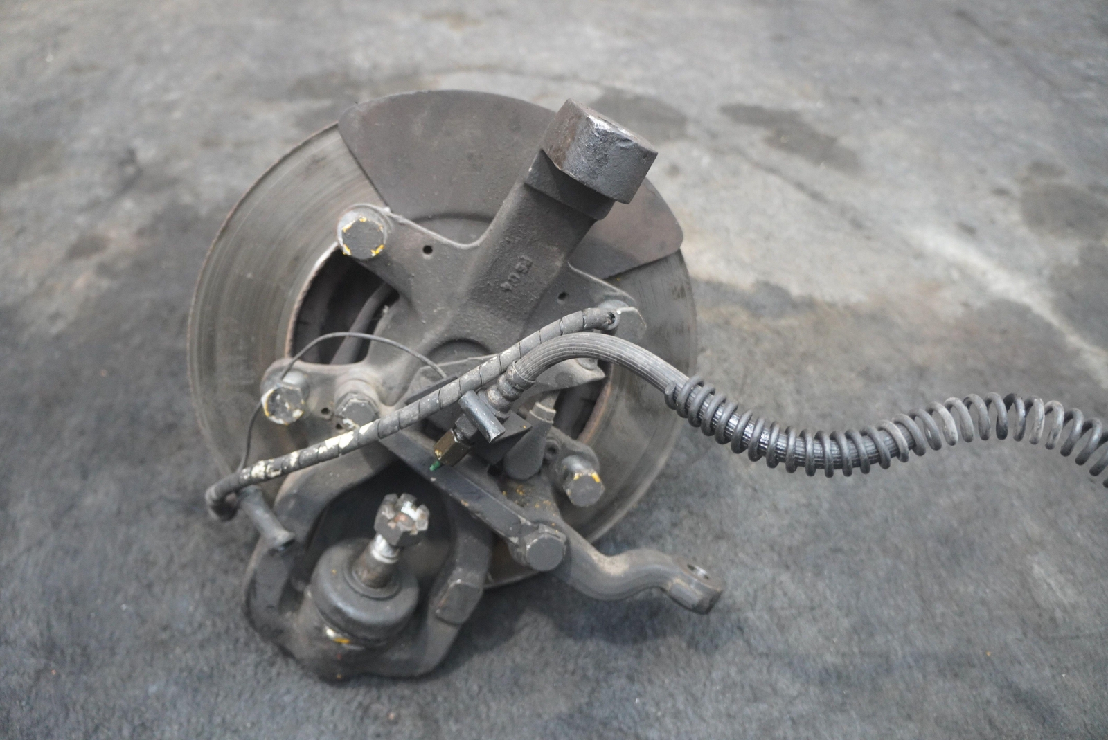 Front Left Spindle Knuckle Hub Wheel Bearing Brake Rotor Bentley Mulsanne 1988