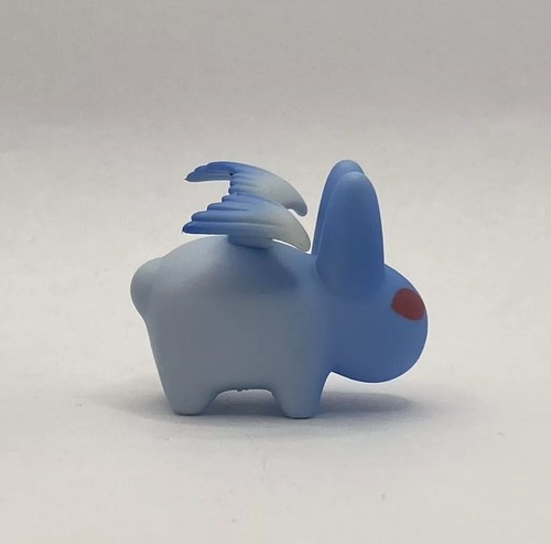 Kidrobot Frank Kozik Lore of the Labbit 45mm Blue Mothman Vinyl Figure Smorkin' - Picture 2 of 8