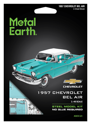 Fascinations Metal Earth 1957 CHEVROLET BEL AIR Vehicle 3D Laser