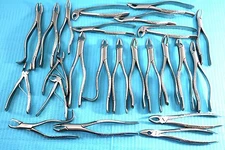 GERMAN STAINLESS 6 EA DENTAL EXTRACTING FORCEP EXTRACTION #150+151+23+53L+53R+65